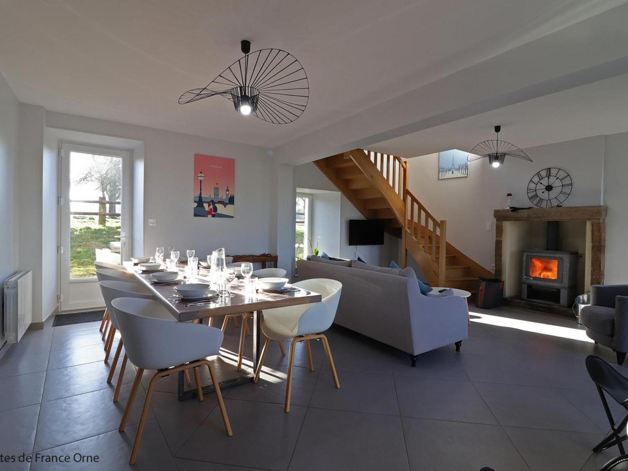 Maison Normande Renovee Avec Grand Jardin, Ideale Pour Famille, Proche Lac Et Randonnees - Fr-1-497-143 Menil-Gondouin Eksteriør billede