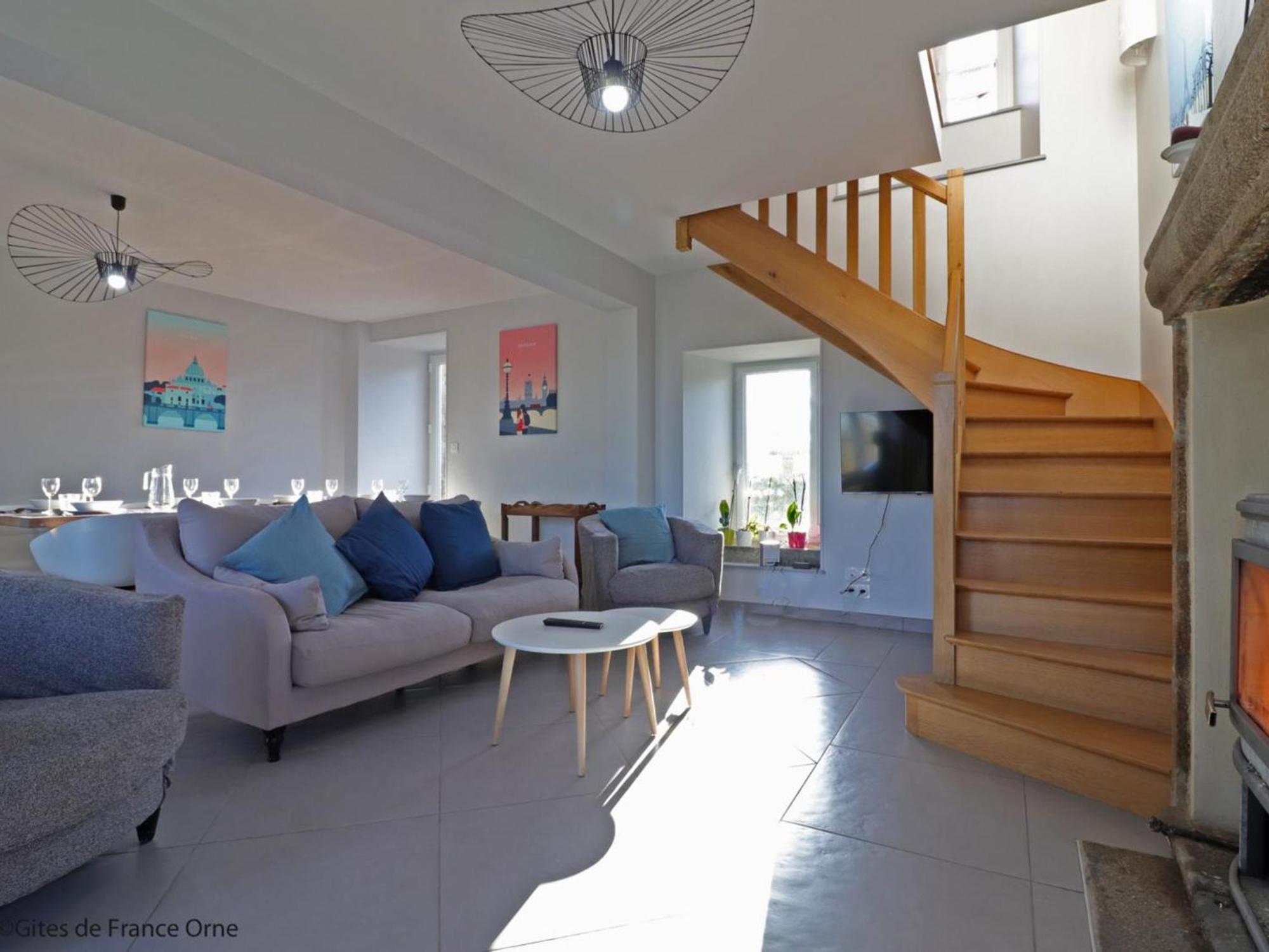 Maison Normande Renovee Avec Grand Jardin, Ideale Pour Famille, Proche Lac Et Randonnees - Fr-1-497-143 Menil-Gondouin Eksteriør billede