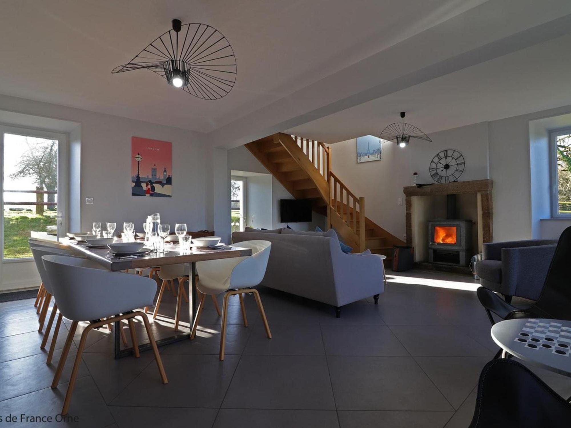 Maison Normande Renovee Avec Grand Jardin, Ideale Pour Famille, Proche Lac Et Randonnees - Fr-1-497-143 Menil-Gondouin Eksteriør billede